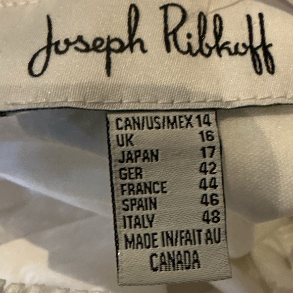 Joseph Ribkoff White Floral Lace Blouse - Picture 2 of 2